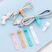 Load image into Gallery viewer, Creative Travel Accessories Silica Gel Cable Winder Earphone Protector USB Phone Holder Accessory Packe Organizers Dropshipping